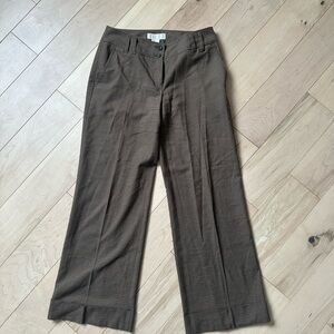 Brown Checkered Trousers